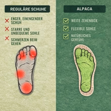 Lade das Bild in den Galerie-Viewer, Alpaca - ergonomischer, wasserdichter Leder-Barfußschuh
